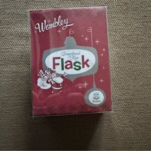Wembley Gingerbread Man Flask Brand New in Box